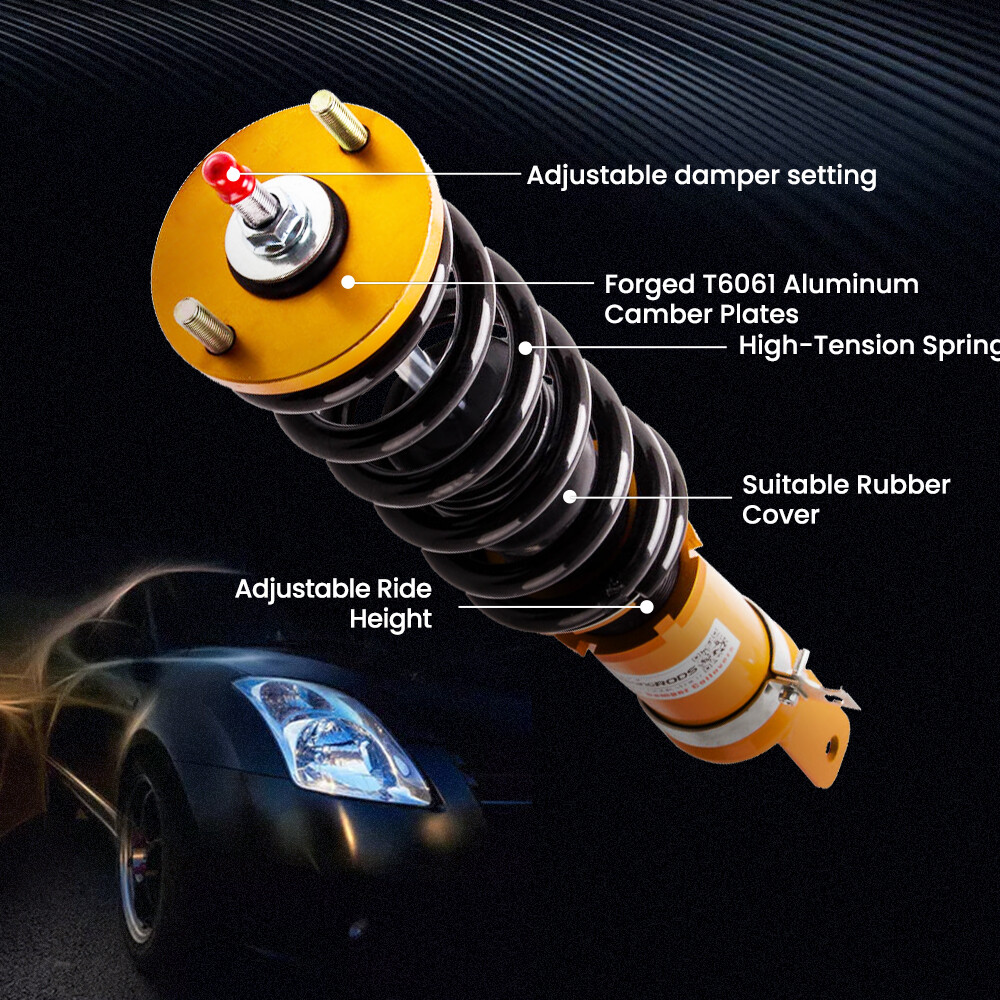 Maxpeedingrods Coilover Suspension 24 ways Damper For Honda S2000 2D AP1 AP2