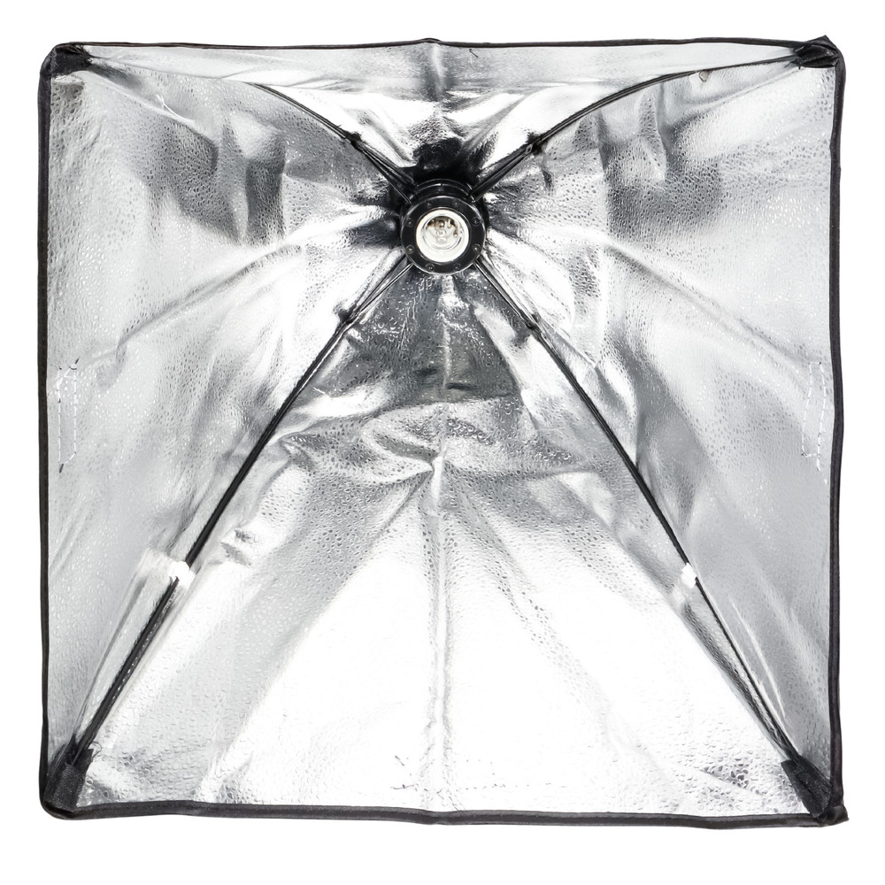 LS Pro Studio 16x16x19 Softbox Light Kit w/ Diffuser & Cord – No Bulb