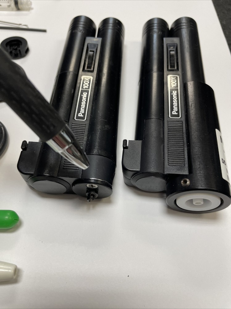 Panasonic (2) FF-394 Light Scope Fiber Optic Microscope Fiberscopes (BUNDLE)