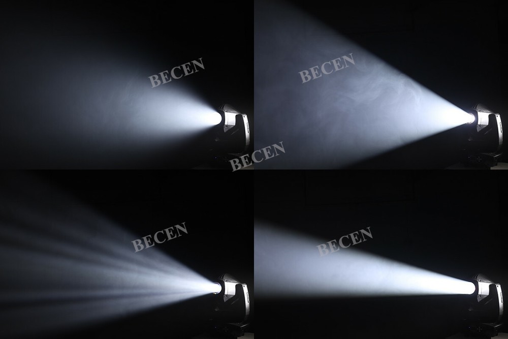 BECEN 2pcs 200W Led Moving Head Light Rainbow Effect 3in1 Stage Event DJ Light
