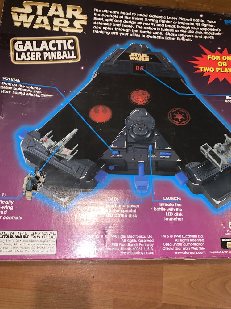 star wars Galactic laser pinball game