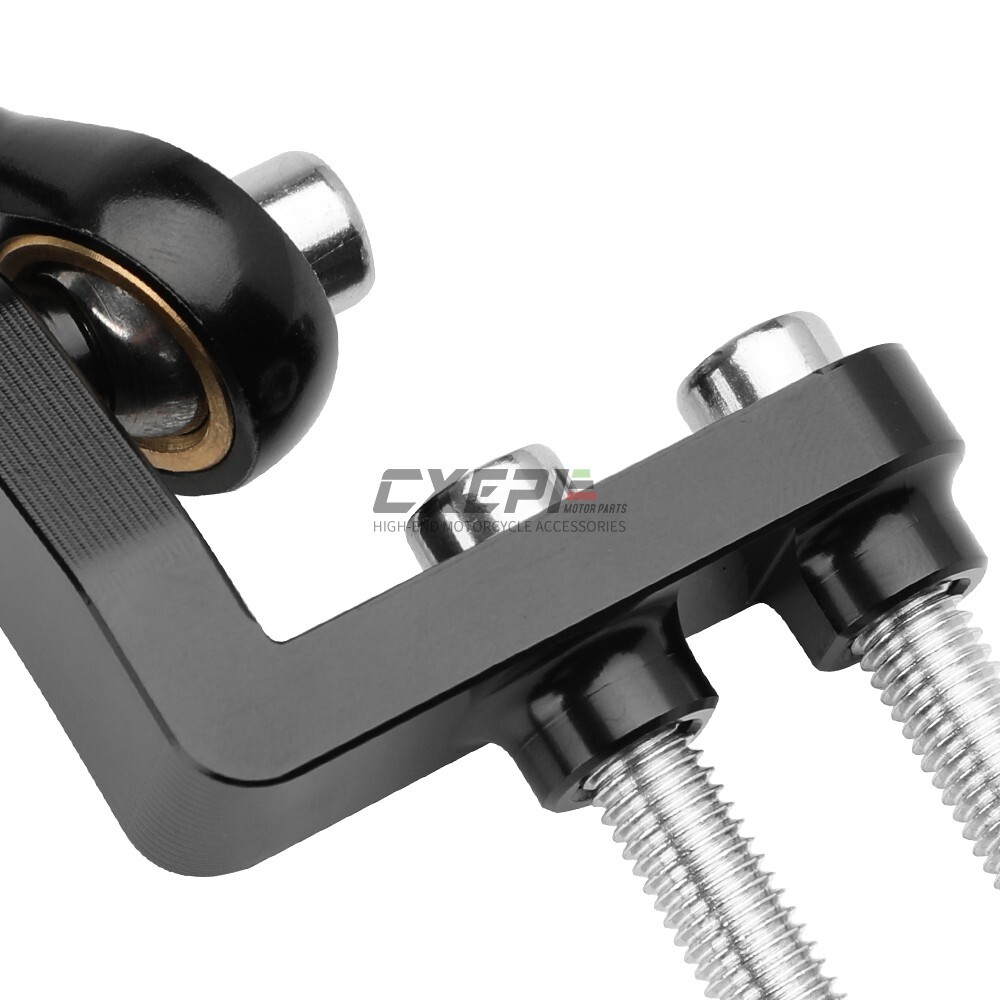 Short Carbon Fiber Steering Damper Bracket For Aprilia RS660 2021 2022 2023