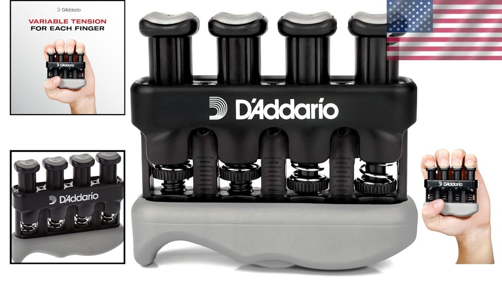 Comfortable D’Addario Varigrip - Customized Finger Strength & Callus Building
