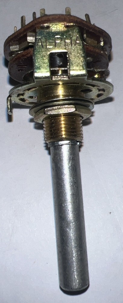 Alpha 6 Position, 2 Pole, Rotary Selector Switch Condition is New