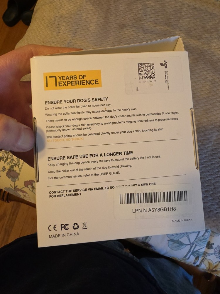 small dog Anti-bark Training Collar With Remote