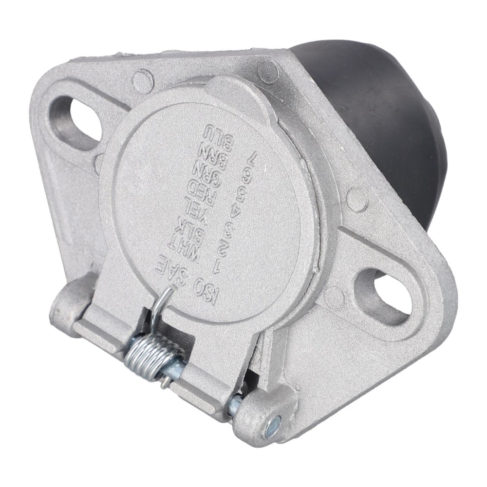 Clear and Consistent Lighting Signals Round Split Pin Socket for Trucks