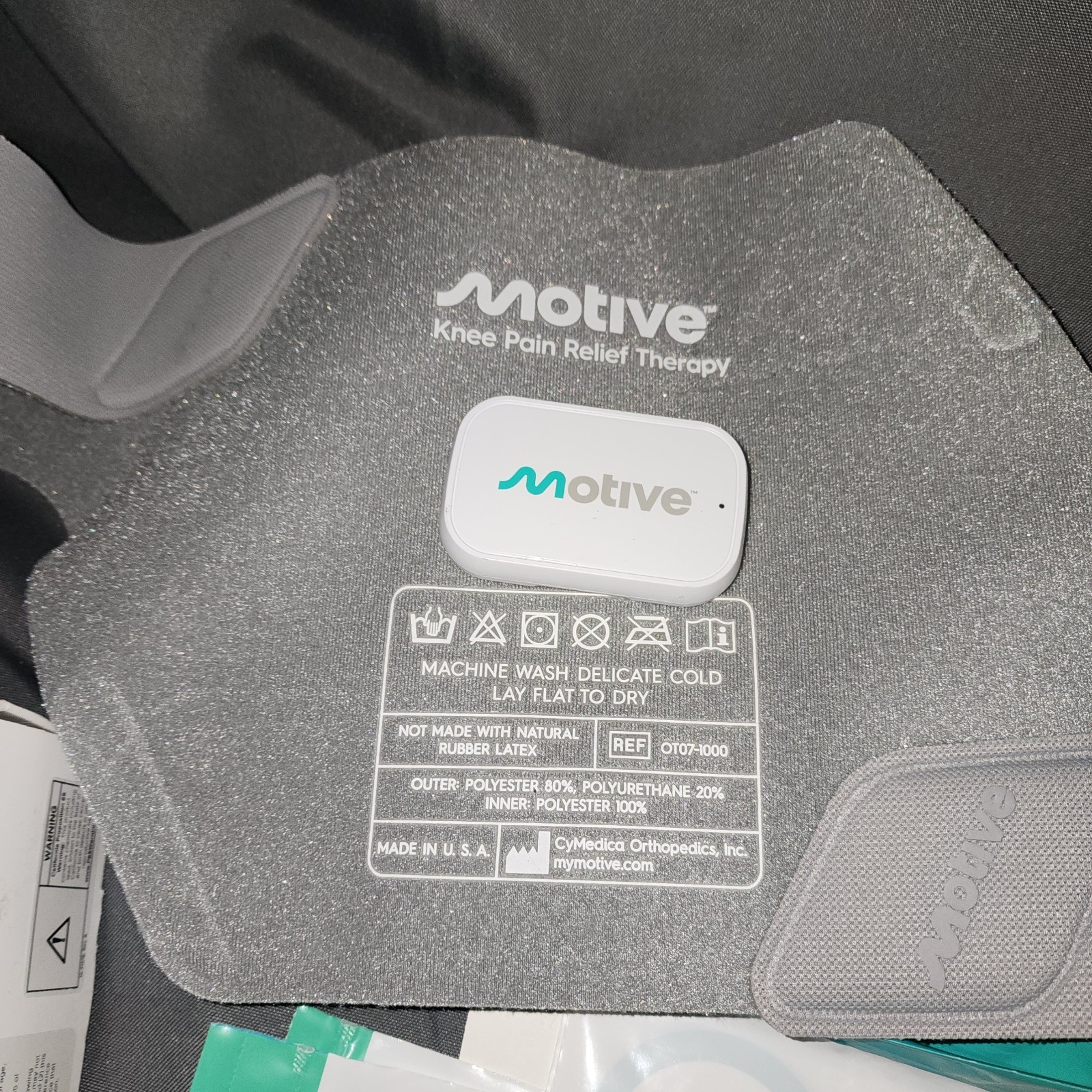 Motive Knee Pain Relief Therapy Brace Device Left Right Knee