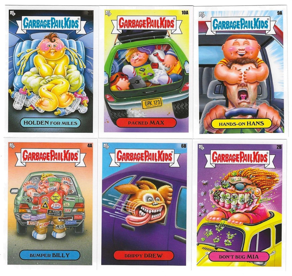 2023 Topps GPK Go On Vacation Don't Make Me Pull This Car Over Insert Set