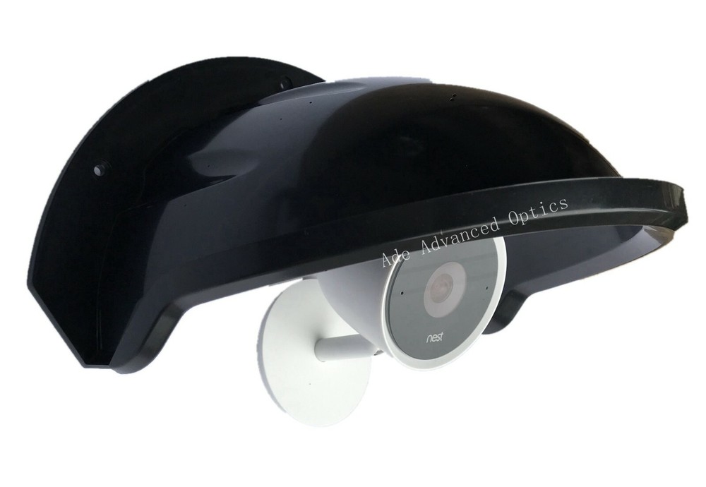 Sunshade Rainshade Protector Cover Shield for Outdoor Security Camera- BLACK