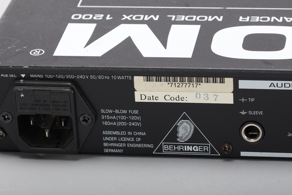 Behringer MDX1200 Autocom Audio Interactive Dynamics Processor