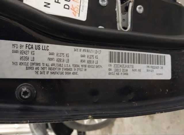 Chrysler 300 Contact Sensor 2017 2018 2019