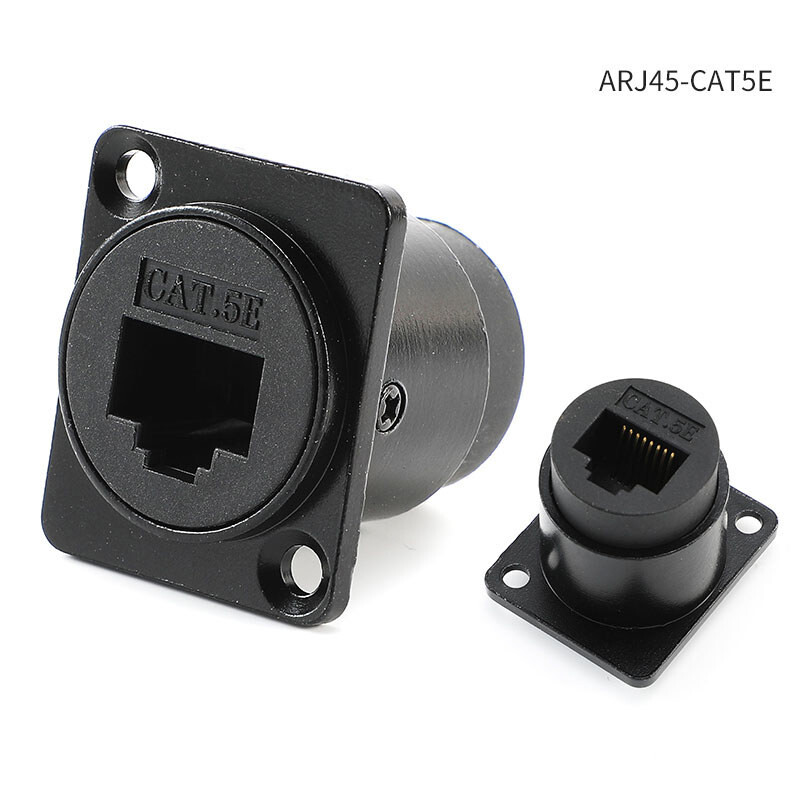 Panel Mount Female Socket Chassis Audio Video- Mount Adapter Connections