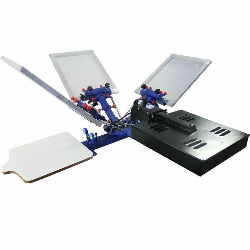 Full Set Micro-adjust 3 Color Silk Screen Printing Kit Printer& Flash Dryer DIY