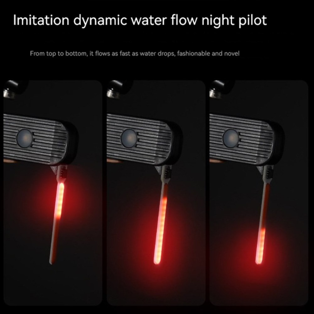 Bike Tail Light with Multiple Lighting Modes USB Rechargeable Photon Drop Light