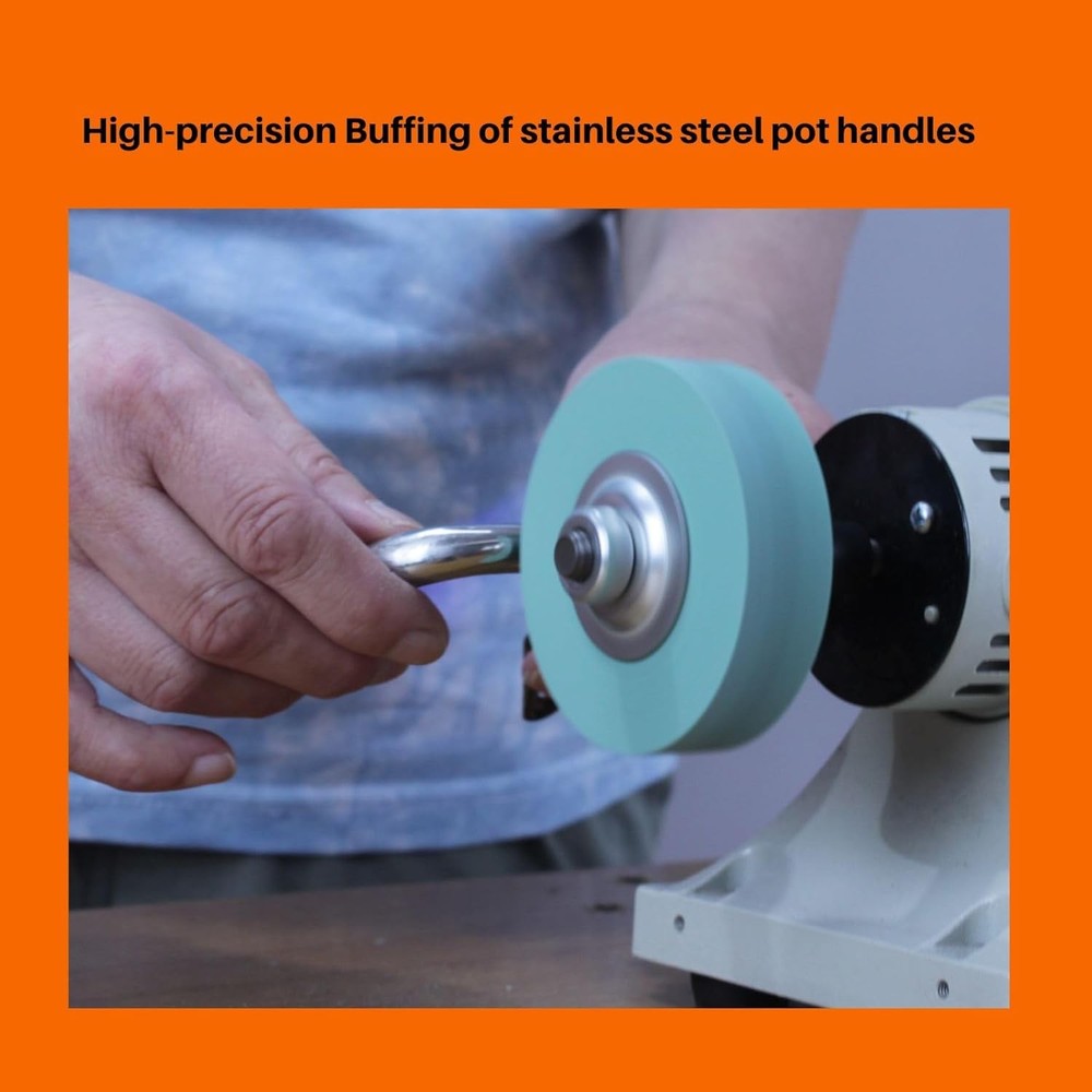 Elastic Polyurethane Buffing Wheels 3 Inch 2000 Grit Mirror Polished