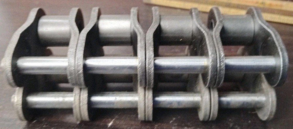 2x #80-4 Offset Link Roller Chain Half Link
