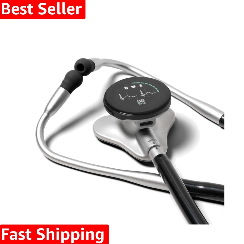 Silver CORE 500 Digital Stethoscope - Durable, Water-Resistant & -Cleared