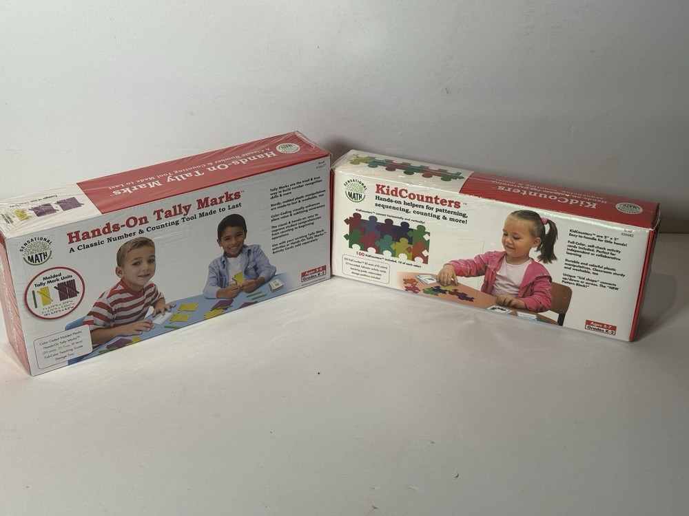 Sensational Math KidCounters & Hands On Tally Marks Lot Sealed