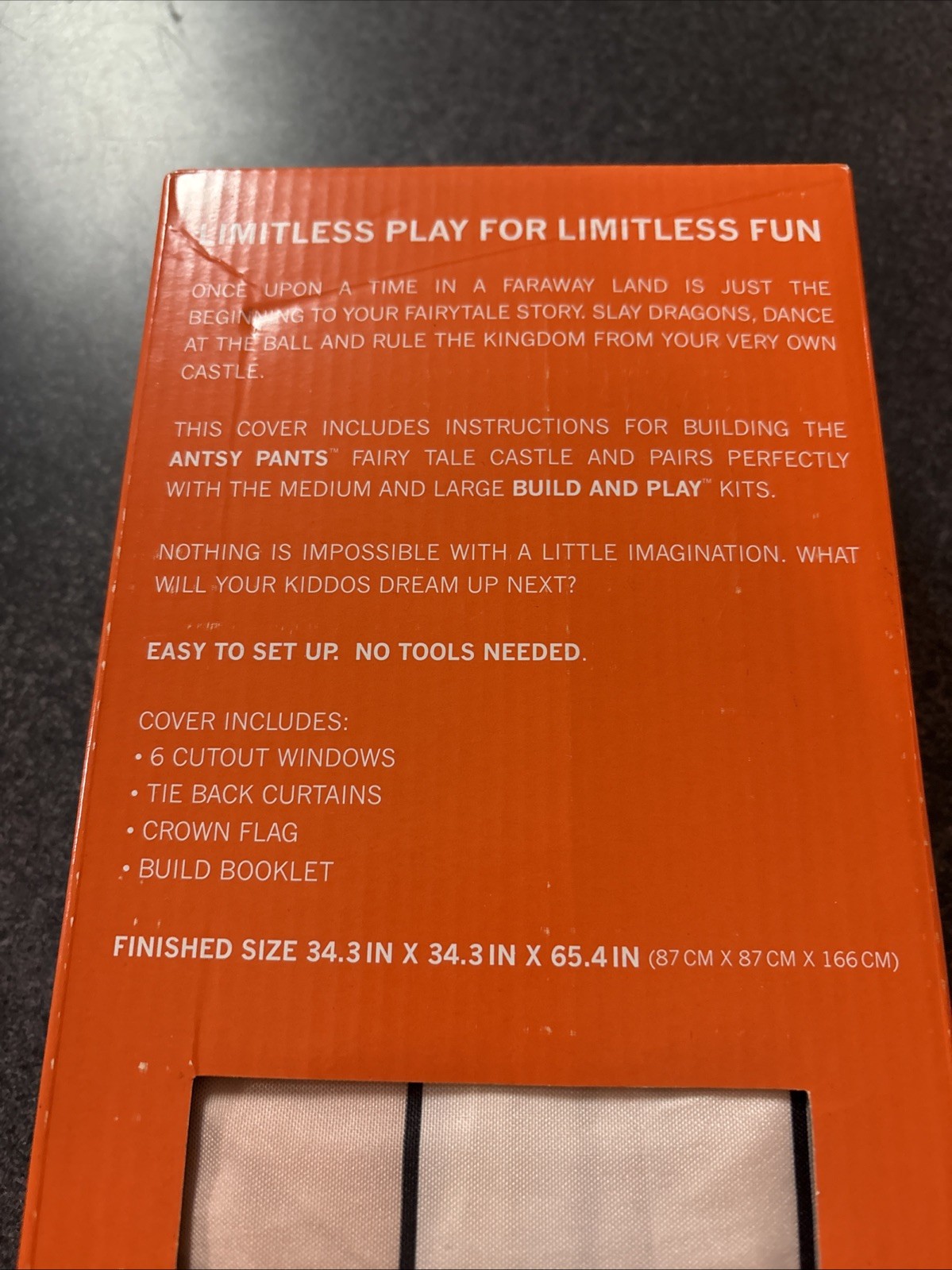 New Antsy Pants Build And Play Fairy Take Castle Cover Medium Kit