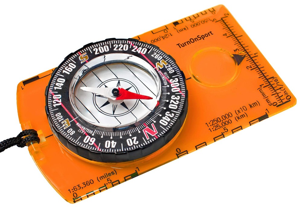 Orienteering Compass Hiking Backpacking Compass | Advanced Scout Compass Camp...