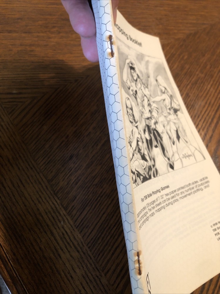 TSR Hexagonal Mapping Booklet 1981 Unused