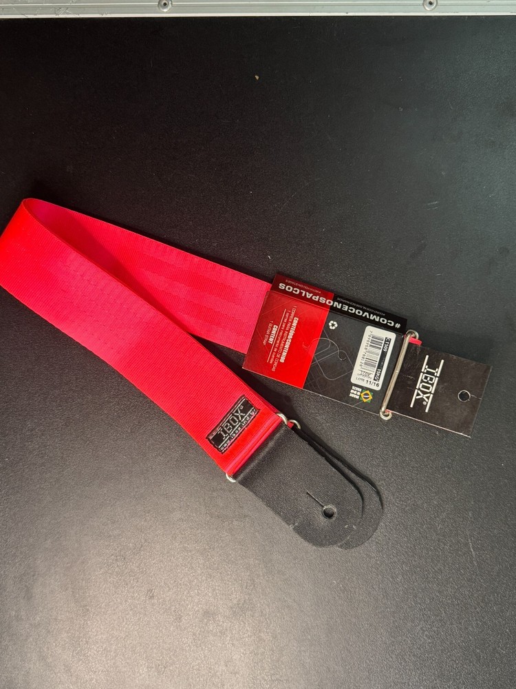 IBox Adjustable Guitar Strap-Durable Nylon with Leather Ends