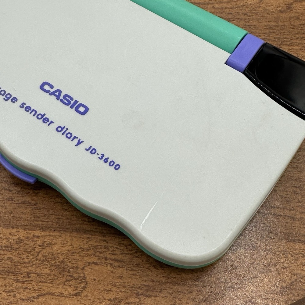 Vintage Casio JD-3600 Message Sender Diary Portable Planner