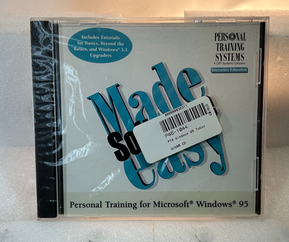 Personal Training Systems - Software Made Easy (CD, 1996, Windows 95) NEW SEALED