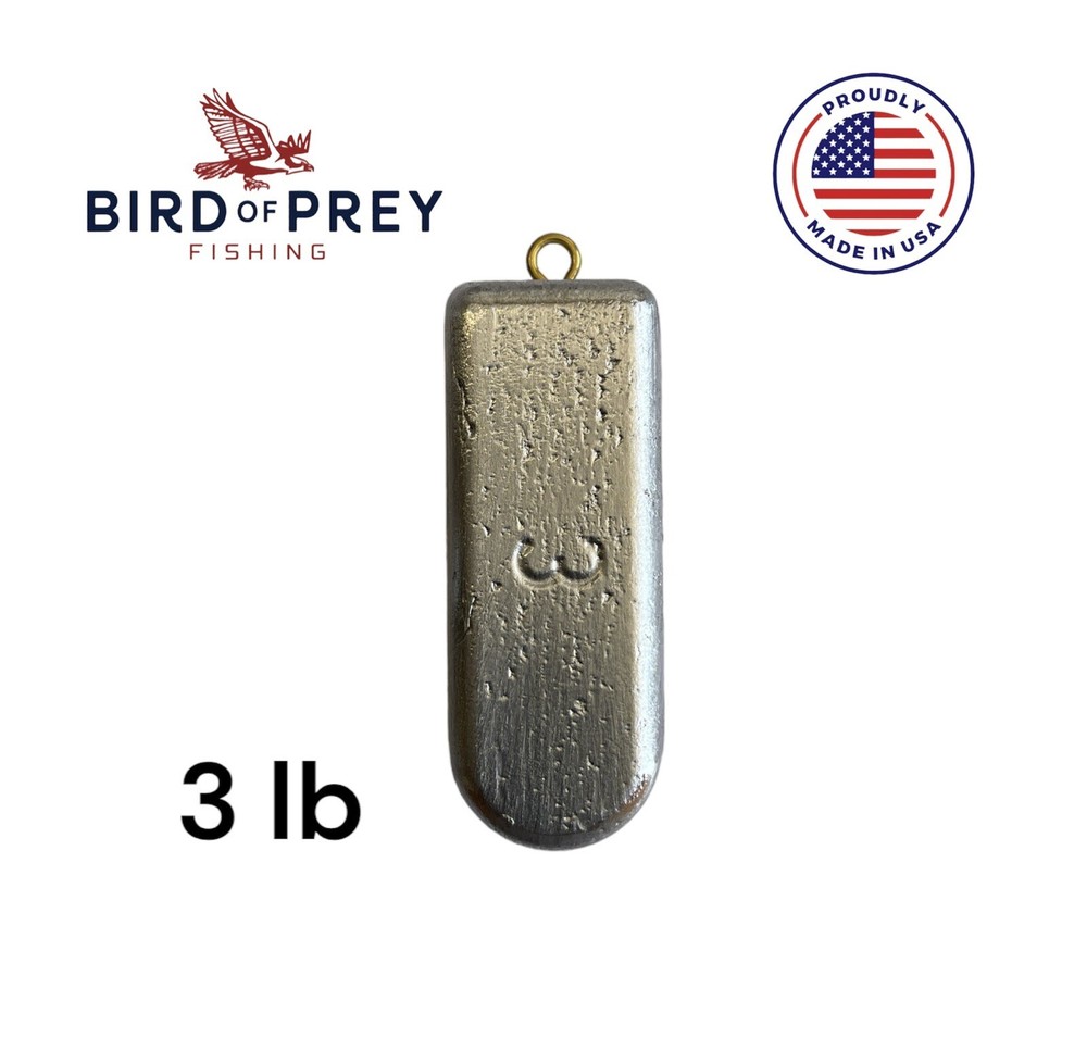 3 lb Rock Cod Deep Drop Weight - 5 Pack