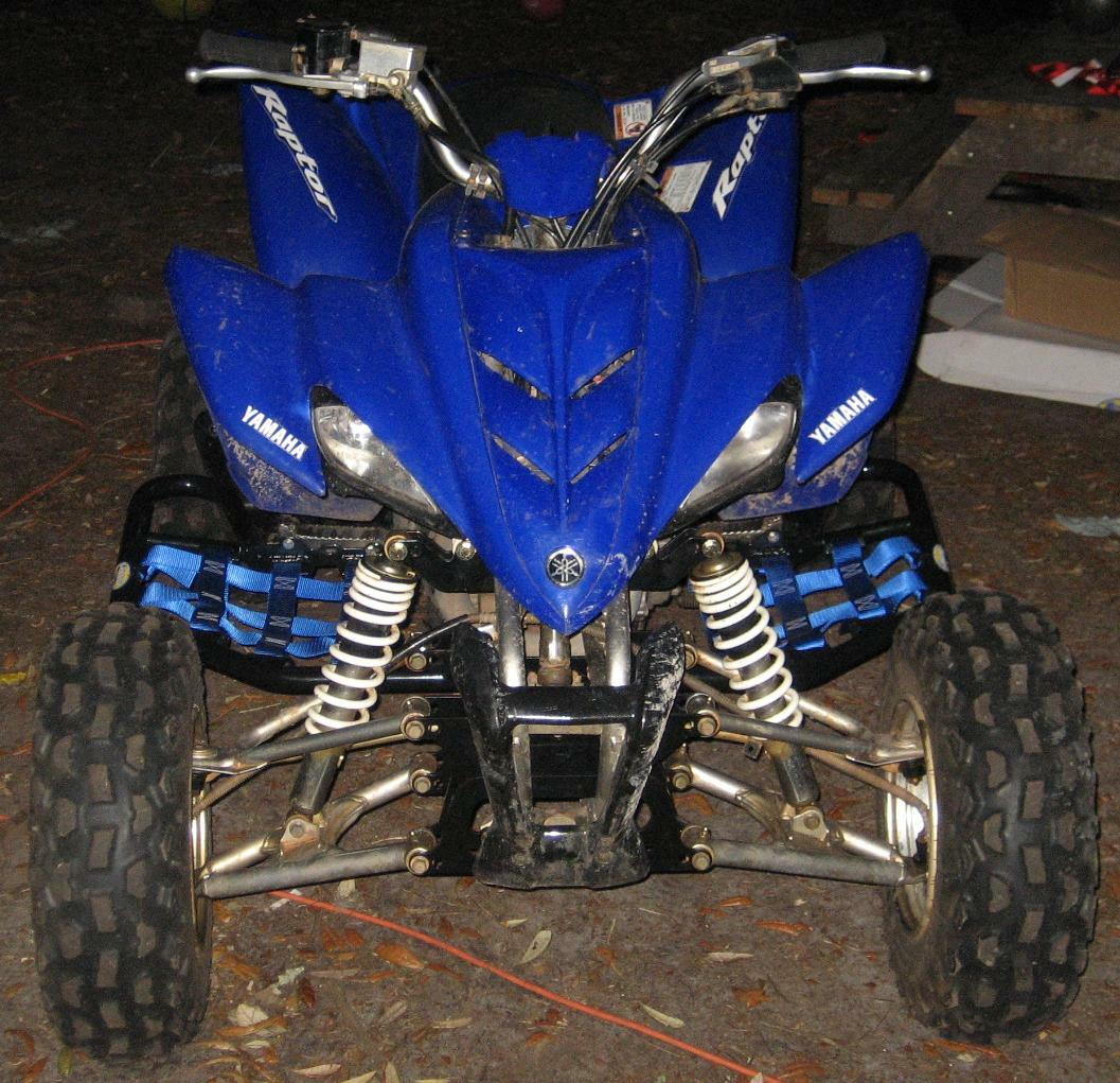 Yamaha Raptor 350 A-arms & Shocks Widening Kit + 4/115mm 3" Wheel Spacers