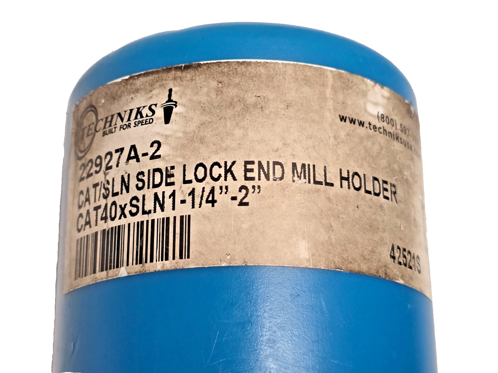 TECHNIKS Side Lock End Mill Tool Holder 22927A-2 CAT40xSLN 1-1/4"-2" NEW