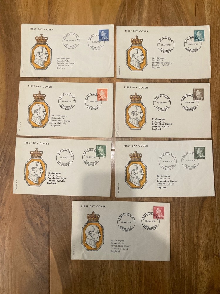 Danish First Day Covers Denmark Postage Stamp
