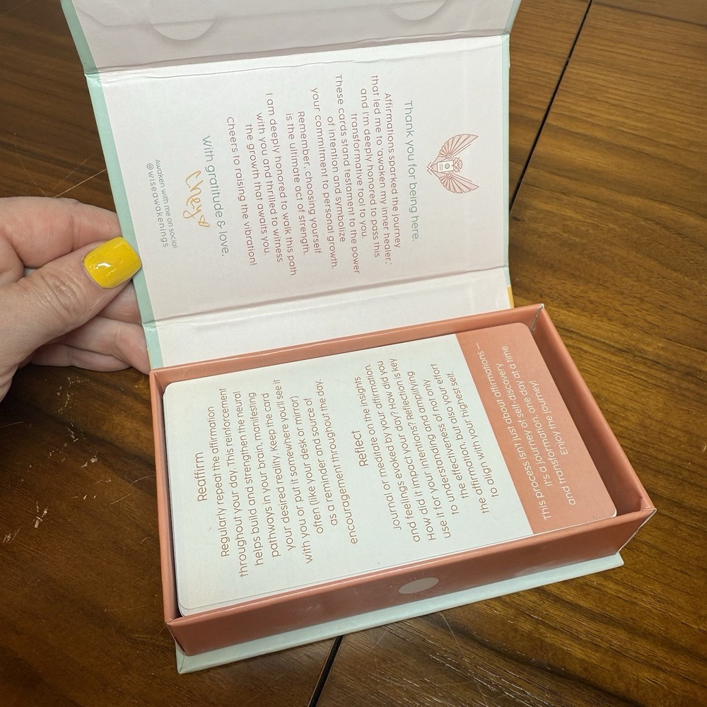 Reclaim & Restore Affirmation Reading Cards