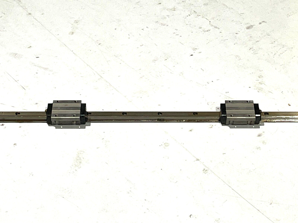 THK SHS15CR2+1524L Linear Guide Blocks w/ Guide Rail