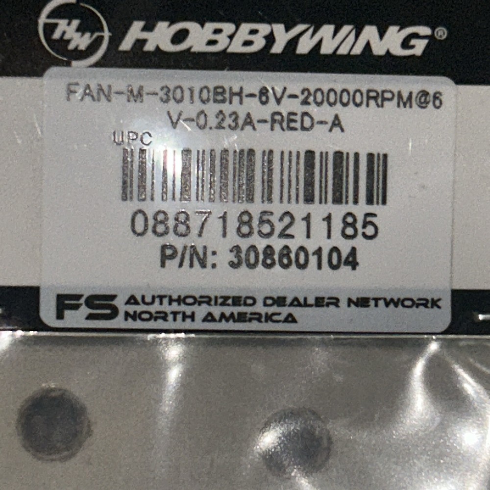 Hobbywing 3086104 Red Fan
