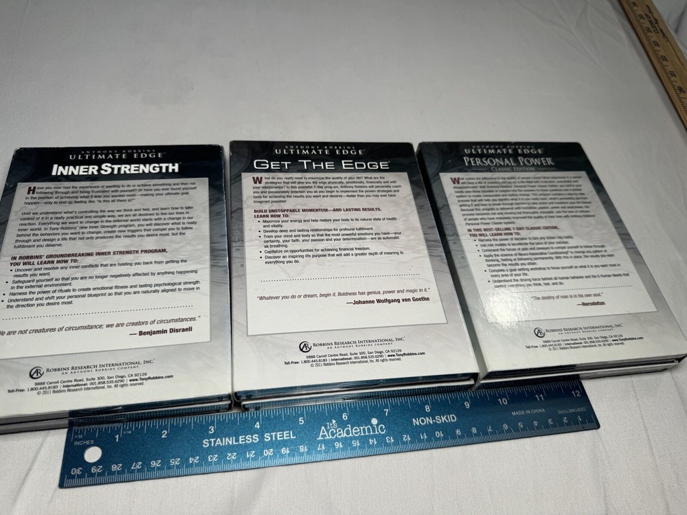 Anthony Robbins Ultimate Edge: 3-Part System for Creating an Extraordinary Life