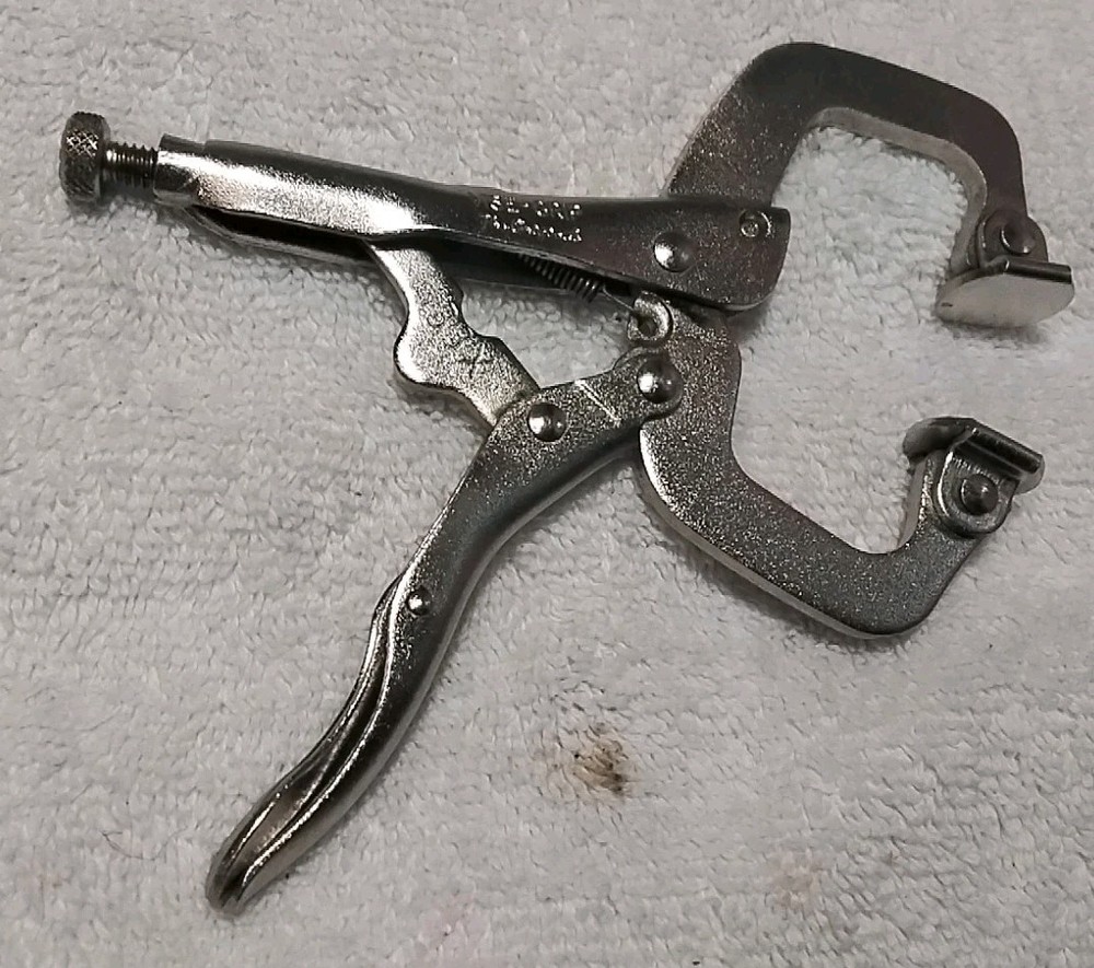 2pc IRWIN VISE-GRIP 4-SP & 7WR LOCKING PLIERS SET