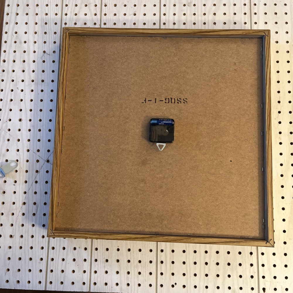 POOL TABLE Billiard Room Clock VINTAGE Works