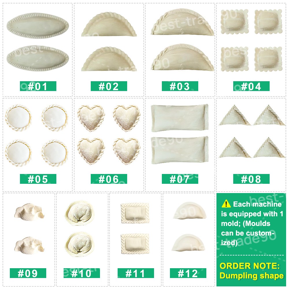 Commercial Dumpling Making Machine Electric Big Empanada Wrapper Maker Stainless