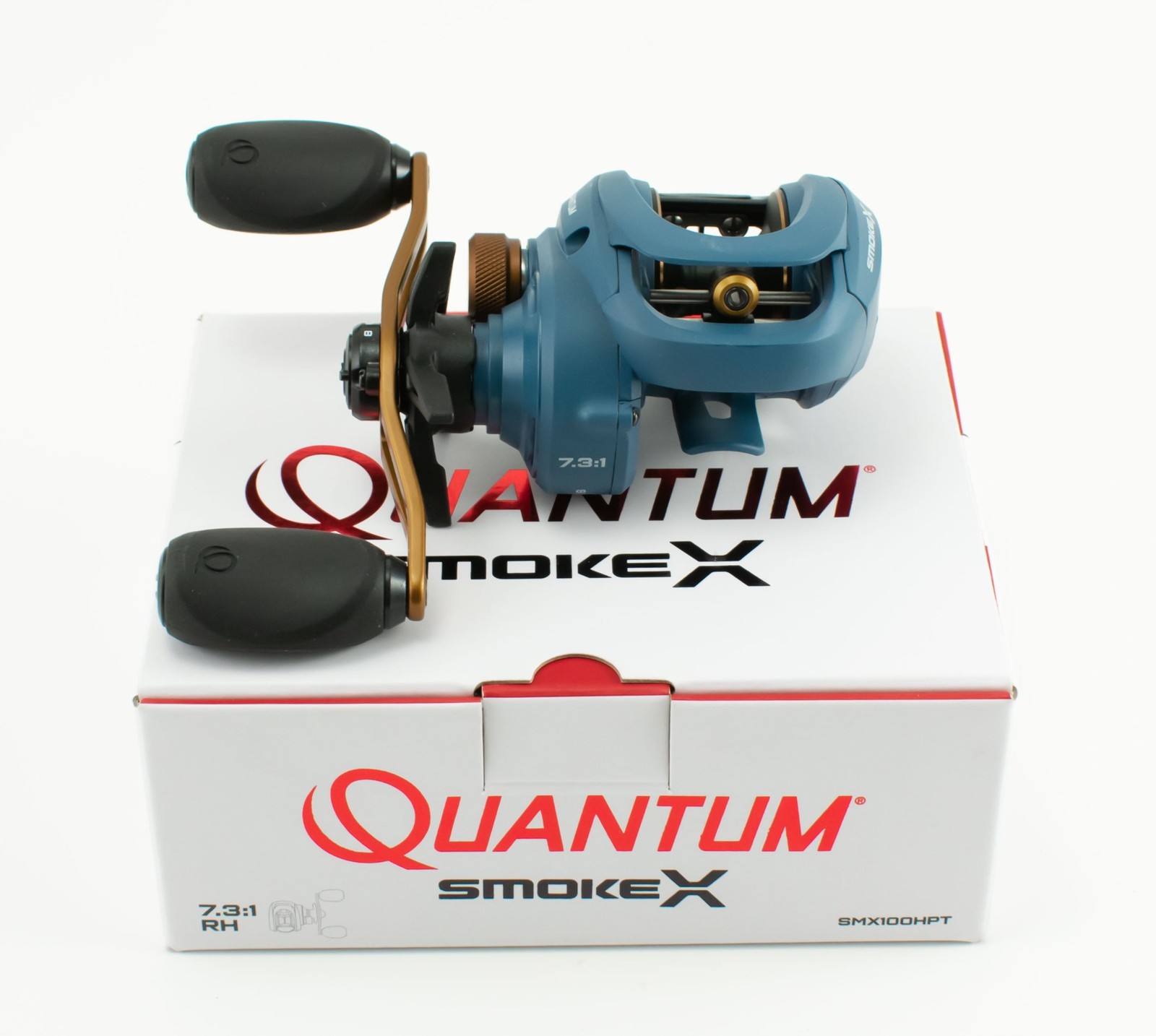 QUANTUM SMOKE X SMX100HPT 7.3:1 GEAR RATIO RIGHT HAND BAITCAST REEL