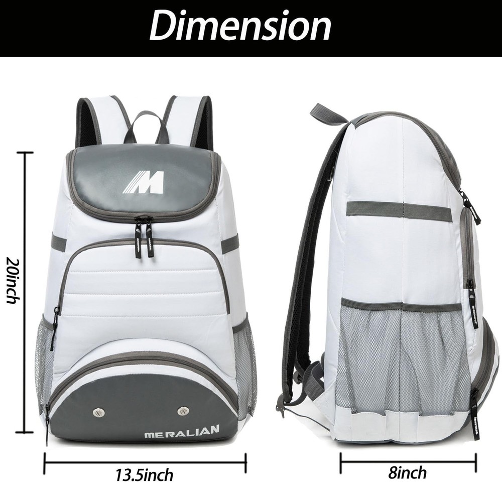 Baseball Bag Backpack,Lightweight Softball Bag with Shoe Compartment for Base...
