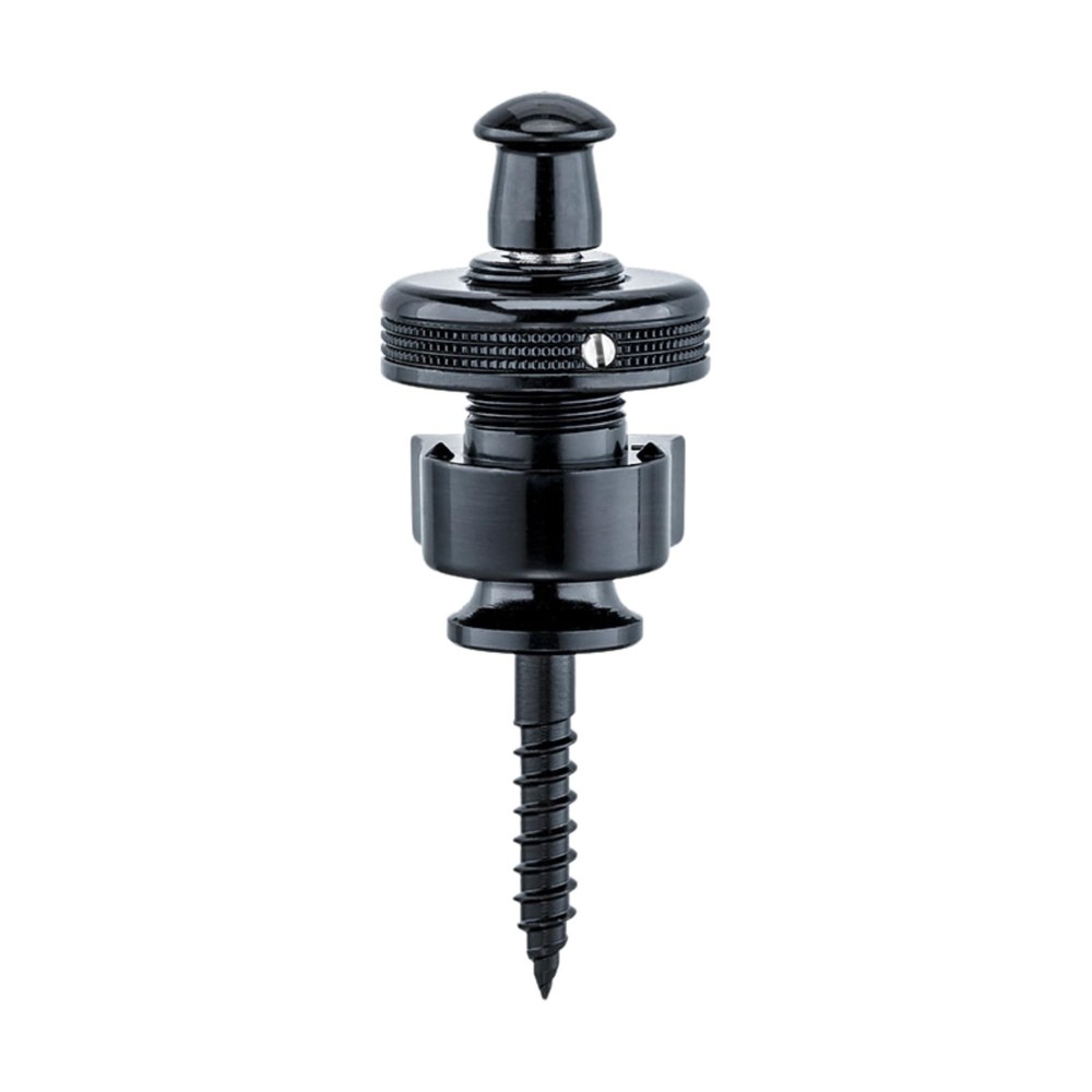 14010401 Security Straplocks, Black Chrome