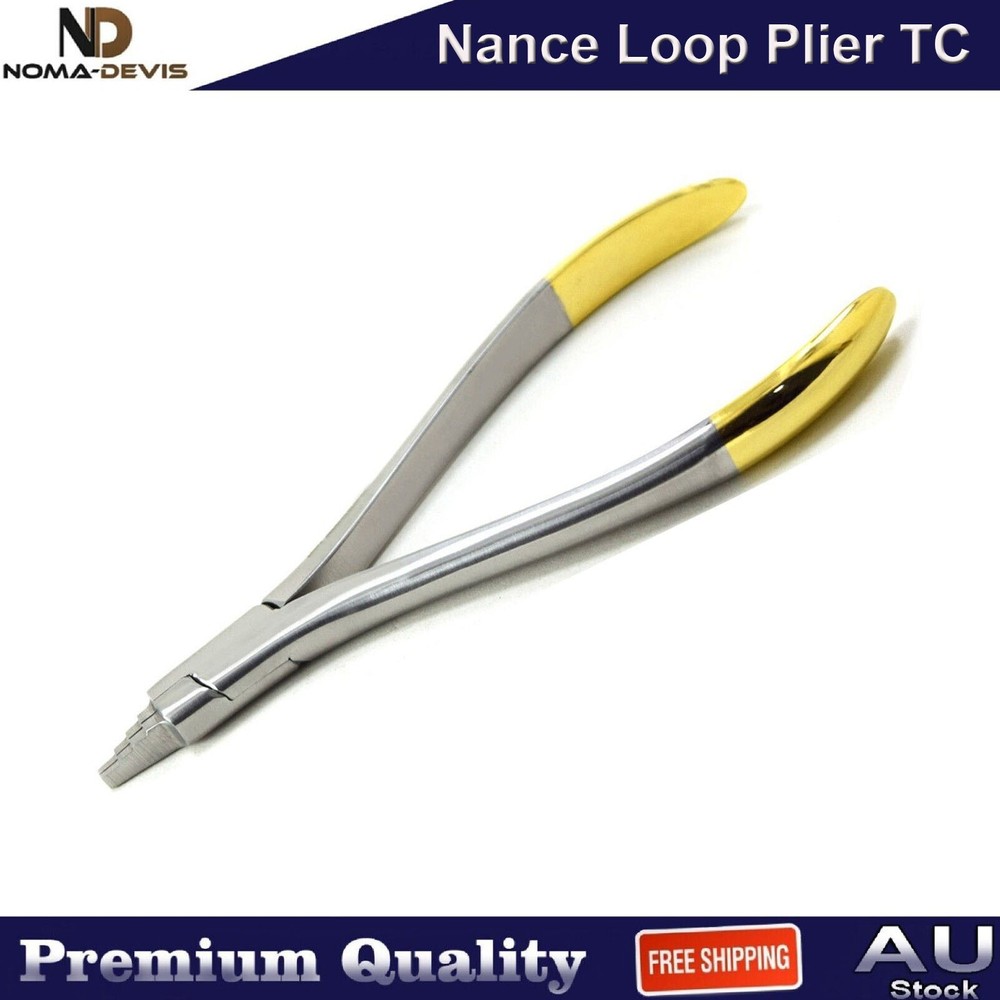 Orthodontic Wire Bending Nance Loop Plier TC Loop Forming Dental Instruments CE