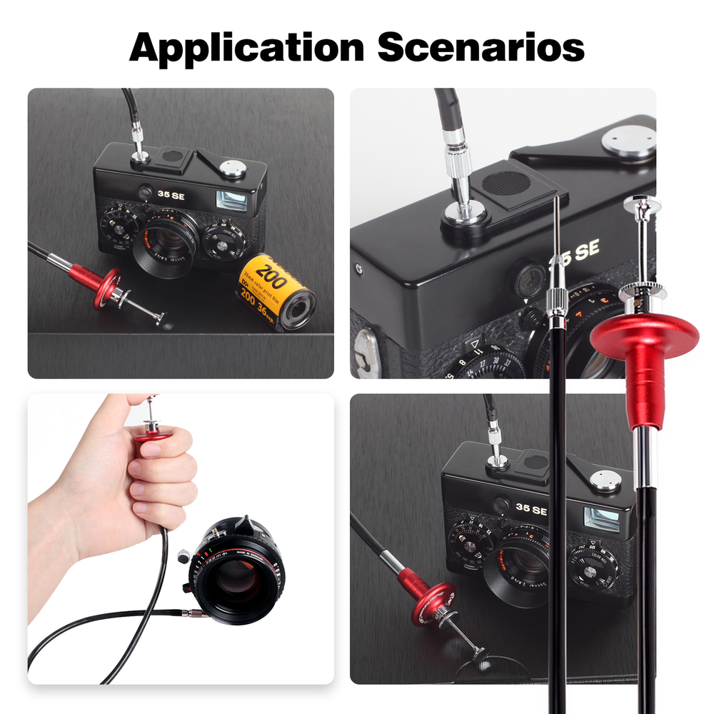 40/70/100cm Release Cable Standard Mechanical Shutter Camera & Large Format Lens