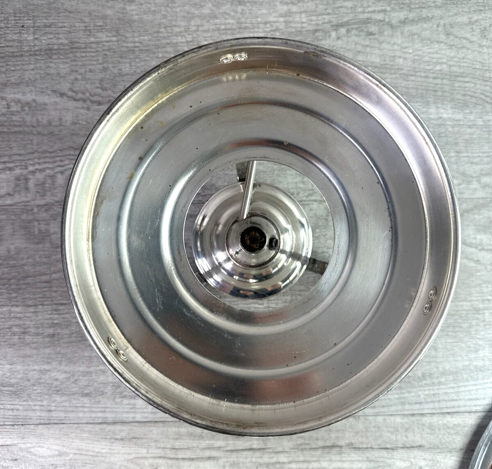 Unbranded Round Chafing Dish No Glass Insert Silver Tone