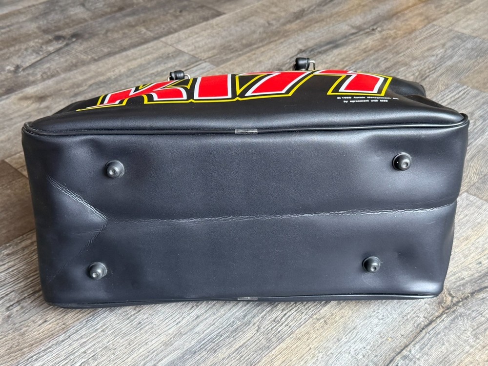 KISS Leather Bag 1980 Australia Unmasked UNUSED Vintage Kiss Aucoin Memorabilia