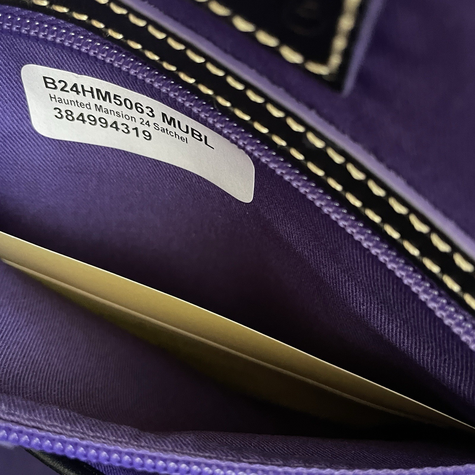 Dooney & Bourke Disney 2025 Haunted Mansion Toile Satchel Bag - NWT