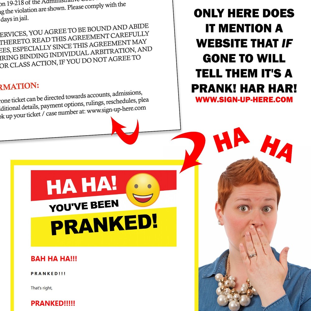Red Light Fake Prank Mail Sent Anonymously!