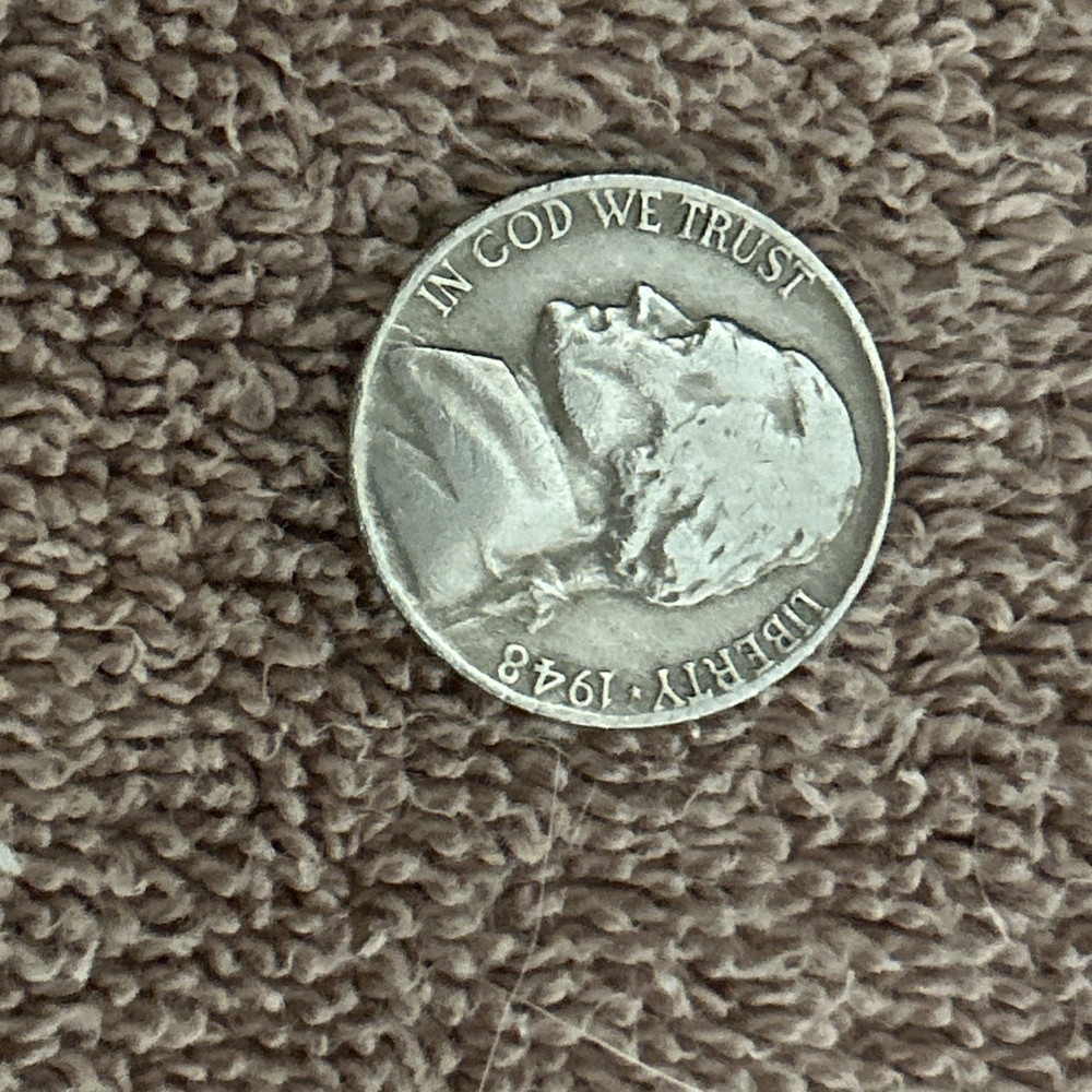 1948 Jefferson nickel no mint mark