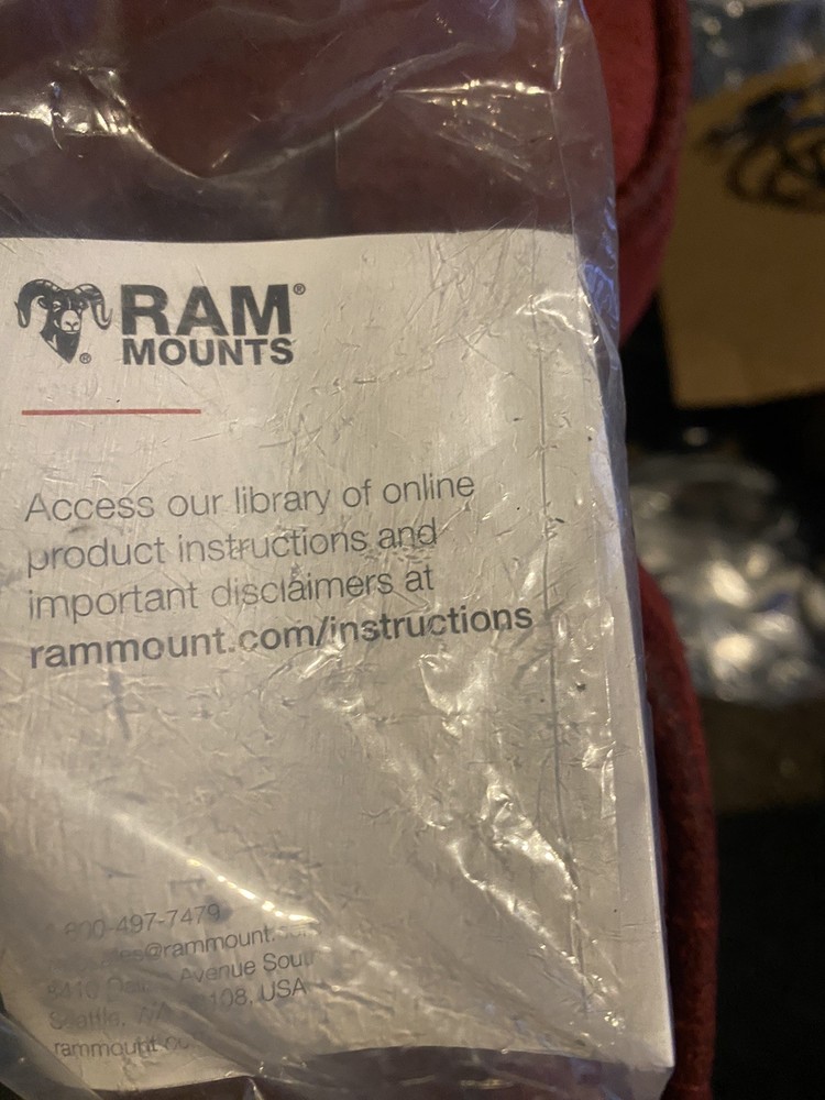 RAM-D-247U-4 RAM Square Post Clamp Base for Posts up to 4"...